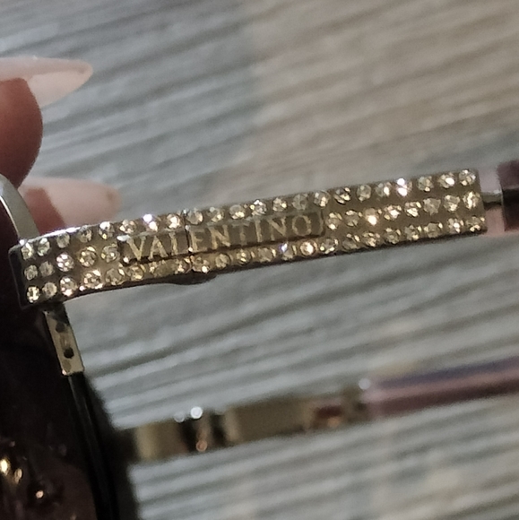 VALENTINO GARAVANI AUTH SWAROVSKI CRYSTAL LOGO SIDED CHIC,SEXY, RARE SUNGLASSES! - Picture 9 of 16